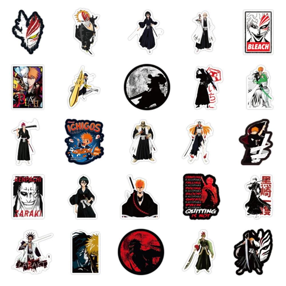 10/30/50pcs BLEACH Stickers