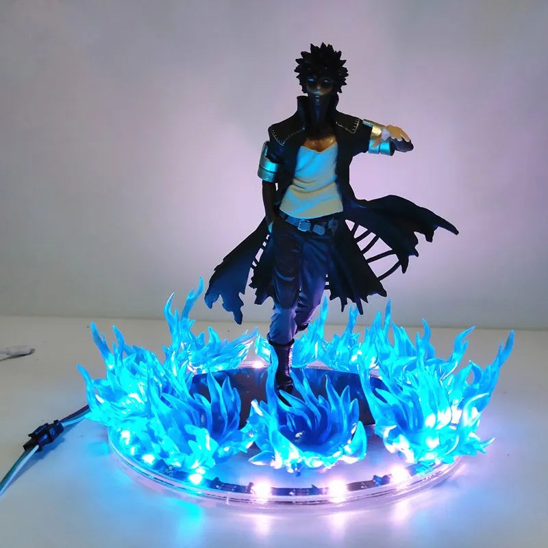 My Hero Academia Figure Dabi Blue Fire Scene DIY Led