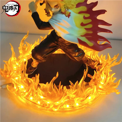 Demon Slayer Figures Rengoku Kyoujurou Fire Led