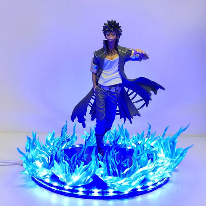 My Hero Academia Figure Dabi Blue Fire Scene DIY Led