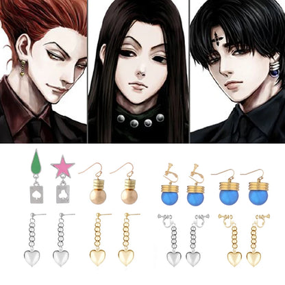 Hunter x Hunter Big Size Red Kurapika Kurta Earrings