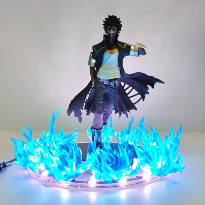 My Hero Academia Figure Dabi Blue Fire Scene DIY Led