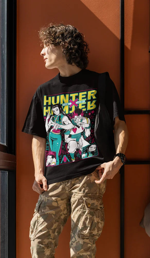 Hunter X Hunter T-Shirt Gon Killua Hisoka Anime Manga Unisex Tshirt Soft Tee