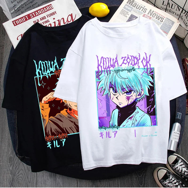 Anime Hunter X Hunter Killua Zoldyck T-shirt Men Women