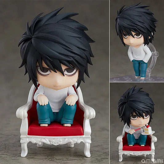 10CM Death Note L ,Yagami Light Chibi  action figure