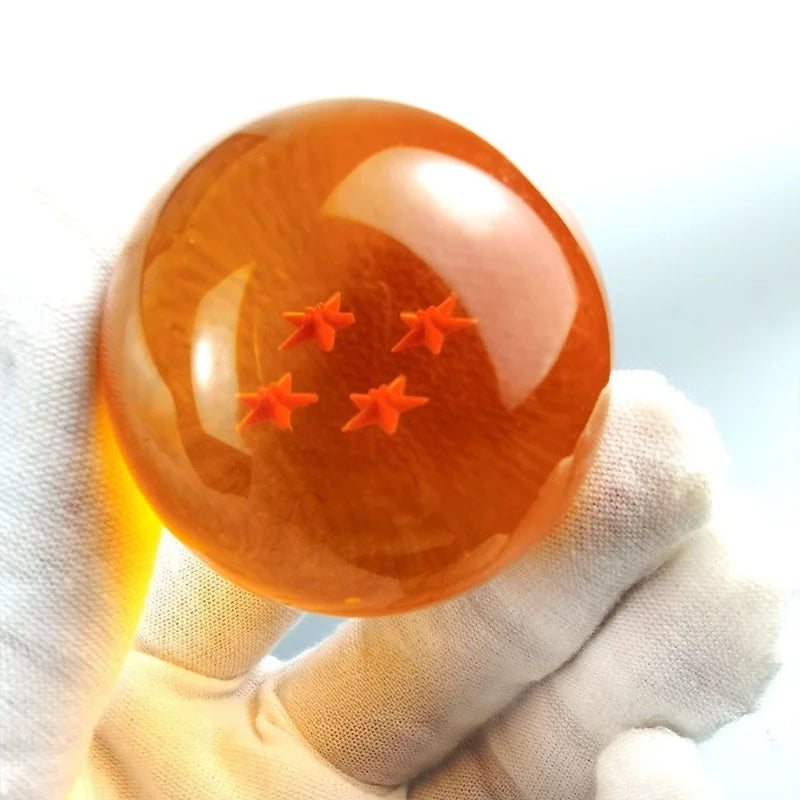 4.3 5.7 Cm Dragon Ball Z Crystal Ball Anime Figure 1 2 3 4 5 6 7 Star Dragon Balls with Stand