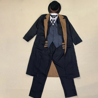 Nakahara Chuuya Cosplay Costume  Include Hat Uniform