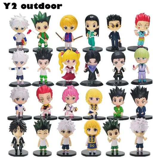 6Pcs/set Anime Hunter x Hunter Chibi  Figure