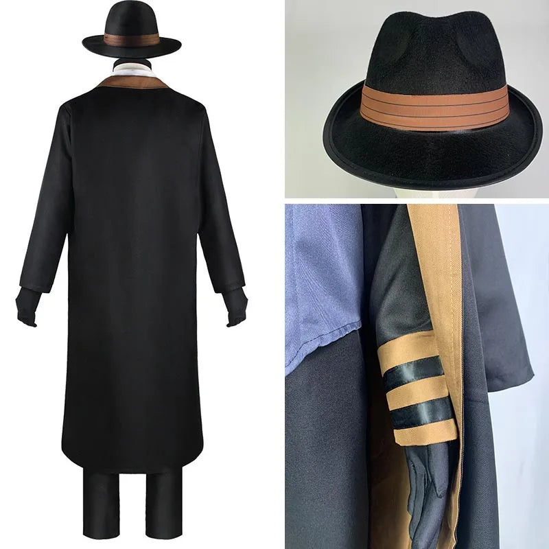 Nakahara Chuuya Cosplay Costume  Include Hat Uniform