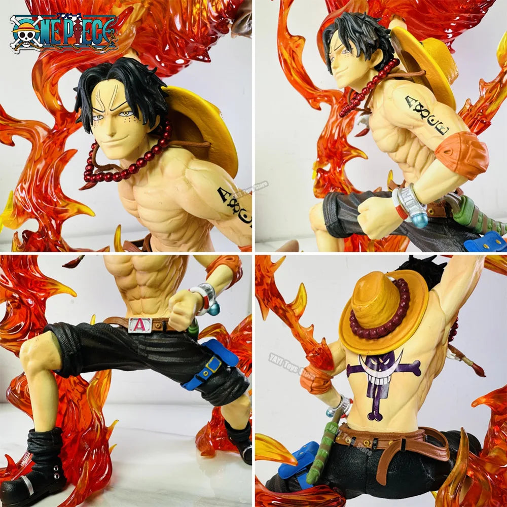 30cm One Piece Anime Figure Fireball Portgas D Ace