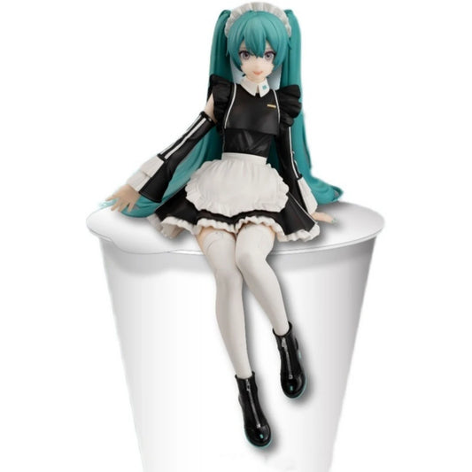 14cm New Anime Hatsune Miku  Virtual Singer Manga Sitting posture Model figure