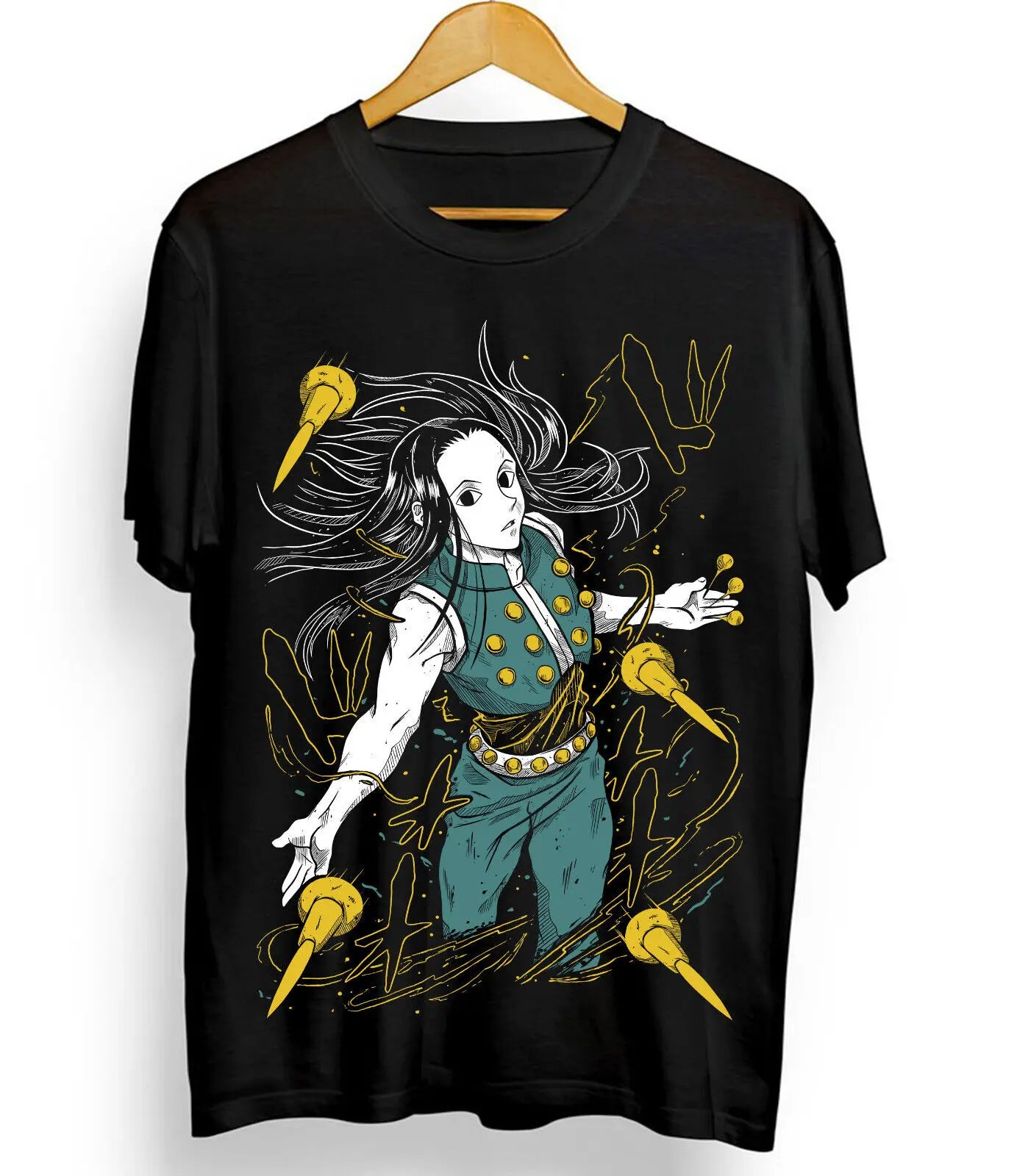 Illumi Zoldyck T-shirt chef hunter x hunter zoldyck family Anime Shirt All Size