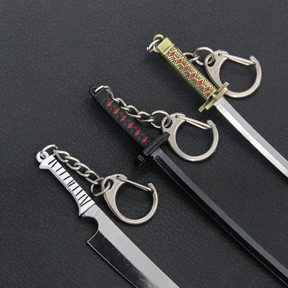 Bleach Sword Keychain Tensa Zangetsu Zanpakuto Weapon