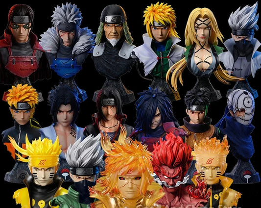 NARUTO Anime characters stand figure PVC Statue Model Collectible  10-14cm