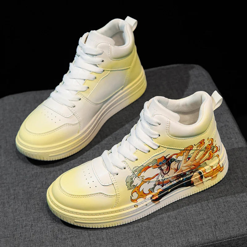 Anime Shoes Men High Top Sneakers Comfortable Women