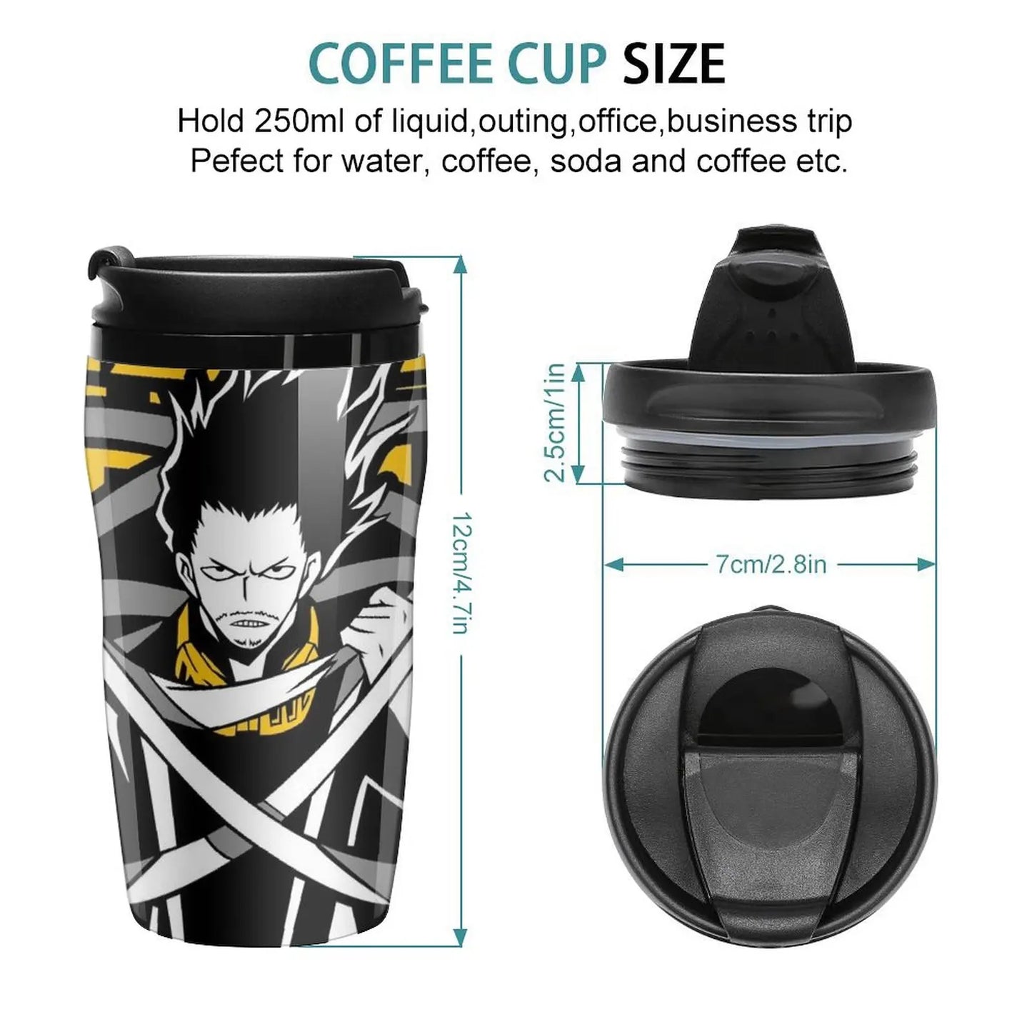 New Boku No Hero Academia - Aizawa Shota Travel Coffee Mug