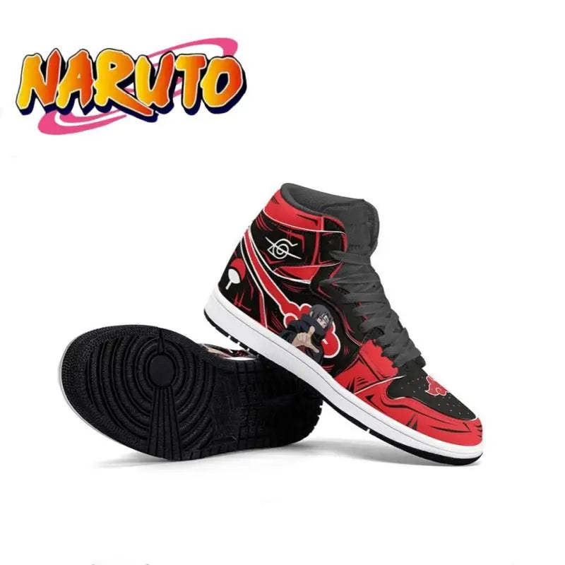 Naruto Anime Uchiha Itachi Akatsuki Sneakers Casual Shoes Basketball Shoes