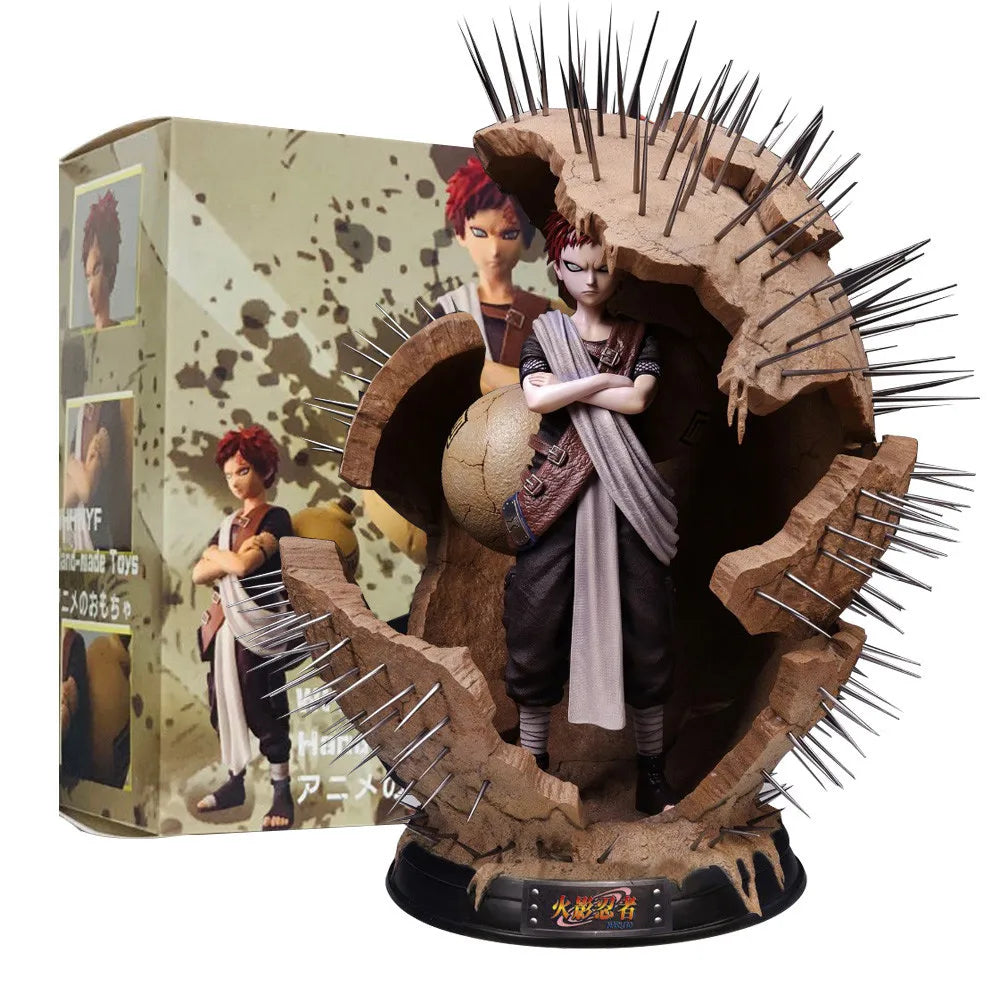 20CM Anime Naruto  Gaara of the sand Big Gourd Decorative