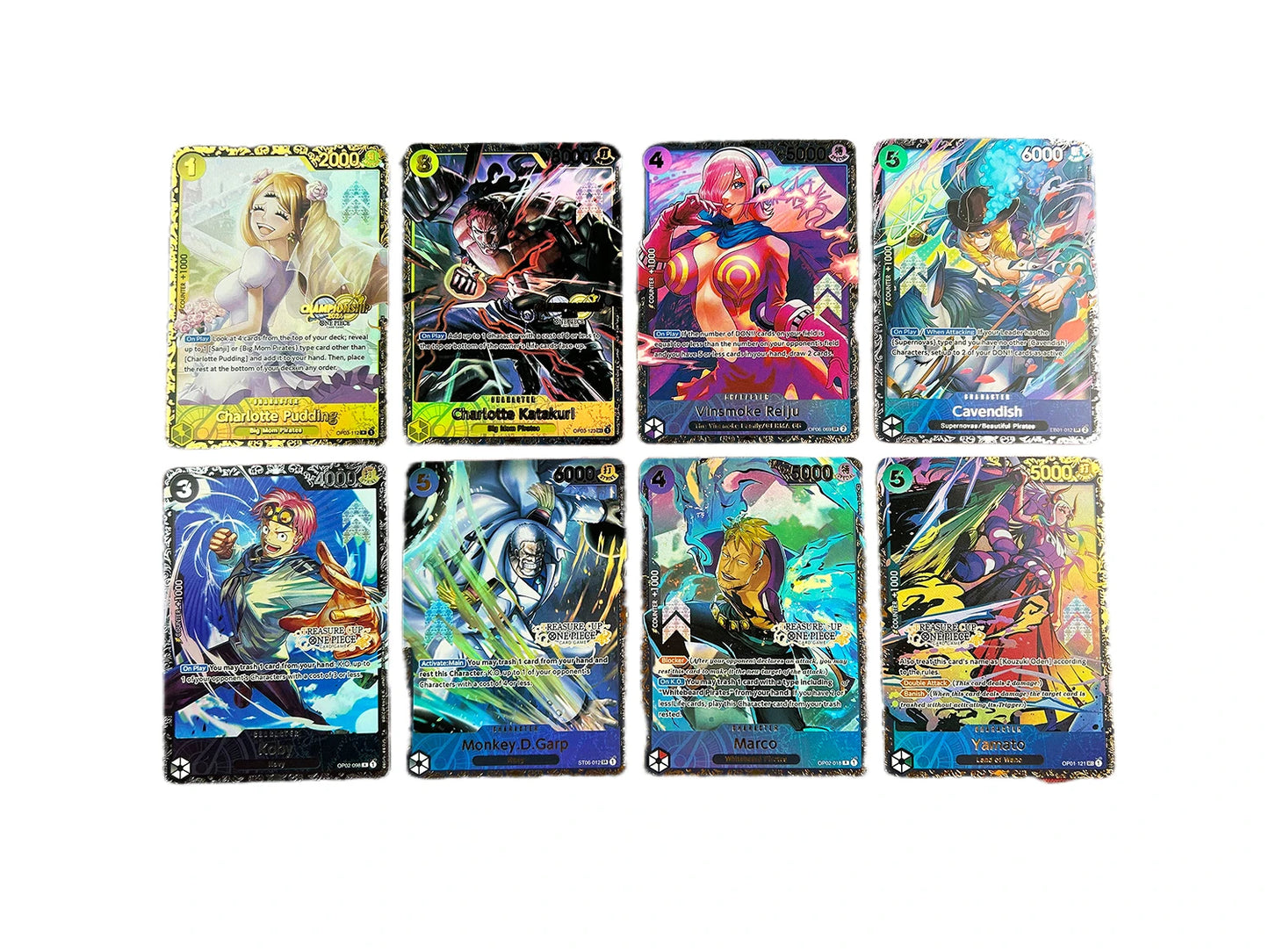 One Piece OPCG Prize Card bronzing Japanese English Oda Luffy Shanks Zoro law Reiju  Collection Cards