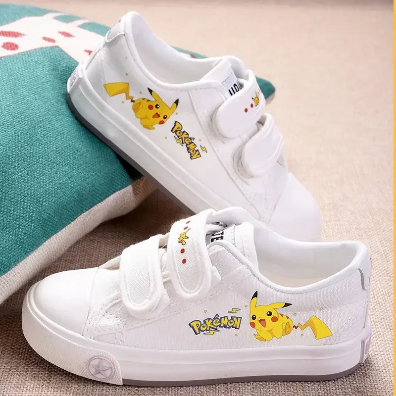 Pokemon Pikachu Children's Canvas Shoes Spring Autumn Boy's Sneakers