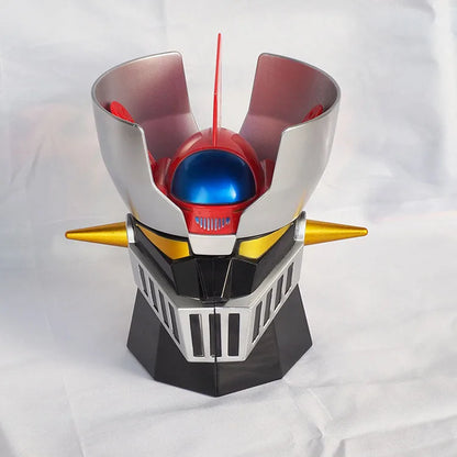 410ml Japanese Anime MAZINGER Z Transformation Robot Coffee Mugs with Lid Stainless Steel Cup Office Milk Tea Cups Drinkware