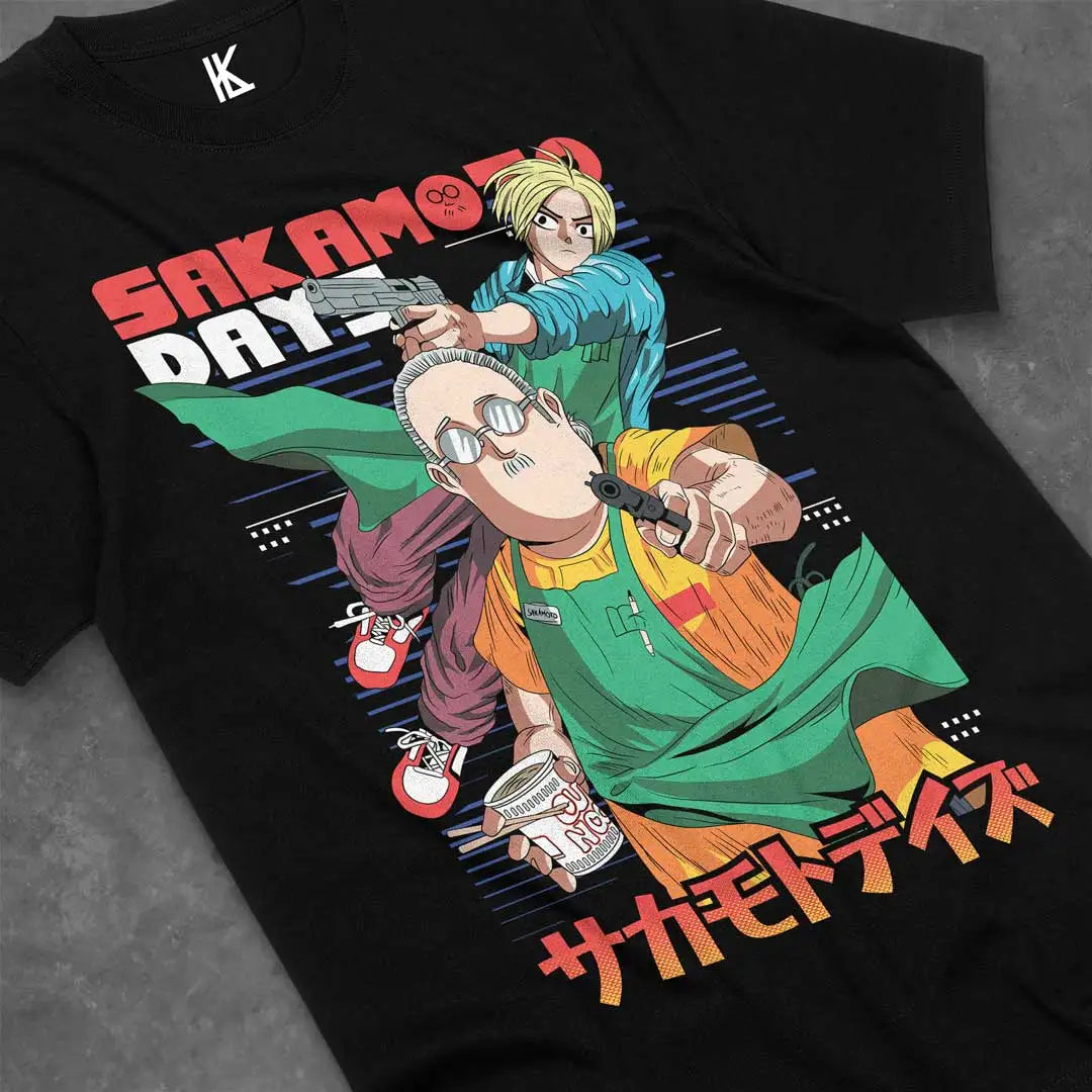 Sakamoto Days Taro Sakamoto T-Shirt Anime Nagumo Sakamoto Days Shirt All Size Cotton