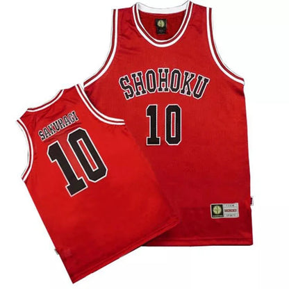 1-15 Anime Shohoku School Basketball Team Slam Dunk Jersey Cosplay