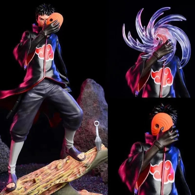 28cm Anime Naruto Uchiha Obito Akatsuki Organization Action Figure