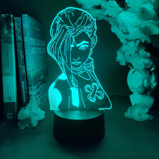 League of Legends Runaway JINX LOL Night Light Bedroom Decoration