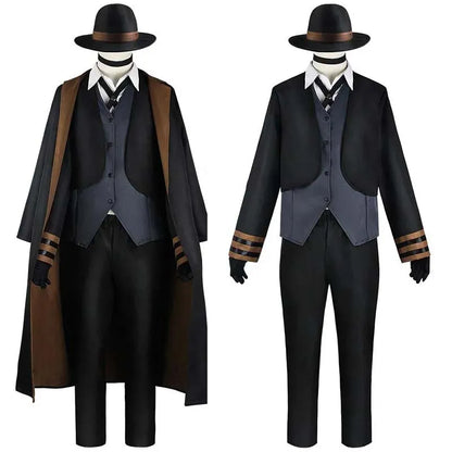 Nakahara Chuuya Cosplay Costume  Include Hat Uniform