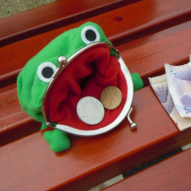 Naruto Frog Wallet Uzumaki NARUTO Coin Purses Plush  Cosplay Kawaii Mini Purse Bag