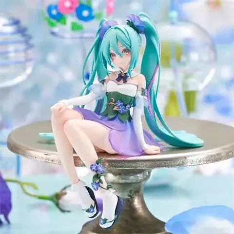 Anime Miku Cute Kawaii Virtual Singer Manga Statue Pvc Action Figure 15~25cm