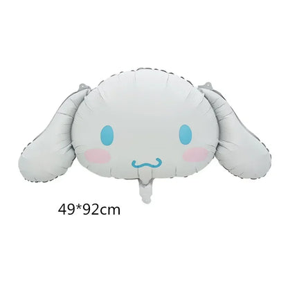 Sanrio Balloon Kawaii Anime Kuromis My Melodys Cinnamorolls Birthday Party Decoration Jumbo Balloons Girl Heart Cute Photo Prop