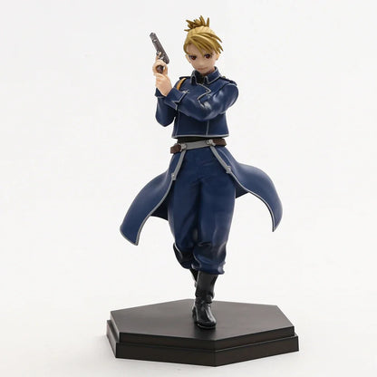 Fullmetal Alchemist Roy Mustang Riza Hawkeye Figure PVC Model