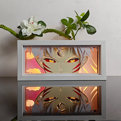 anime Atmosphere Night Light Paper Carving Light Paper-Cut Light