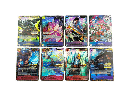 One Piece OPCG Prize Card bronzing Japanese English Oda Luffy Shanks Zoro law Reiju  Collection Cards