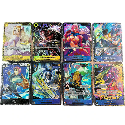 One Piece OPCG Prize Card bronzing Japanese English Oda Luffy Shanks Zoro law Reiju  Collection Cards