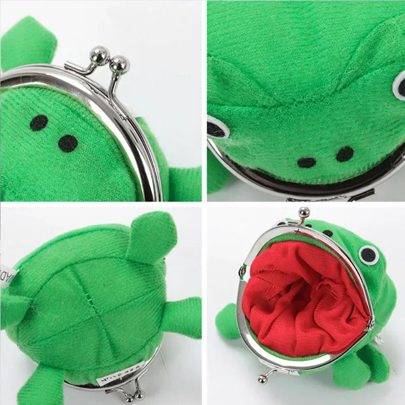 Naruto Frog Wallet Uzumaki NARUTO Coin Purses Plush  Cosplay Kawaii Mini Purse Bag