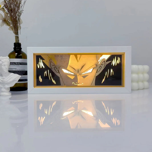 Anime Cartoon Dragon Ball Series Color Paper-cut Light Remote Control Color Changing Party Night Light