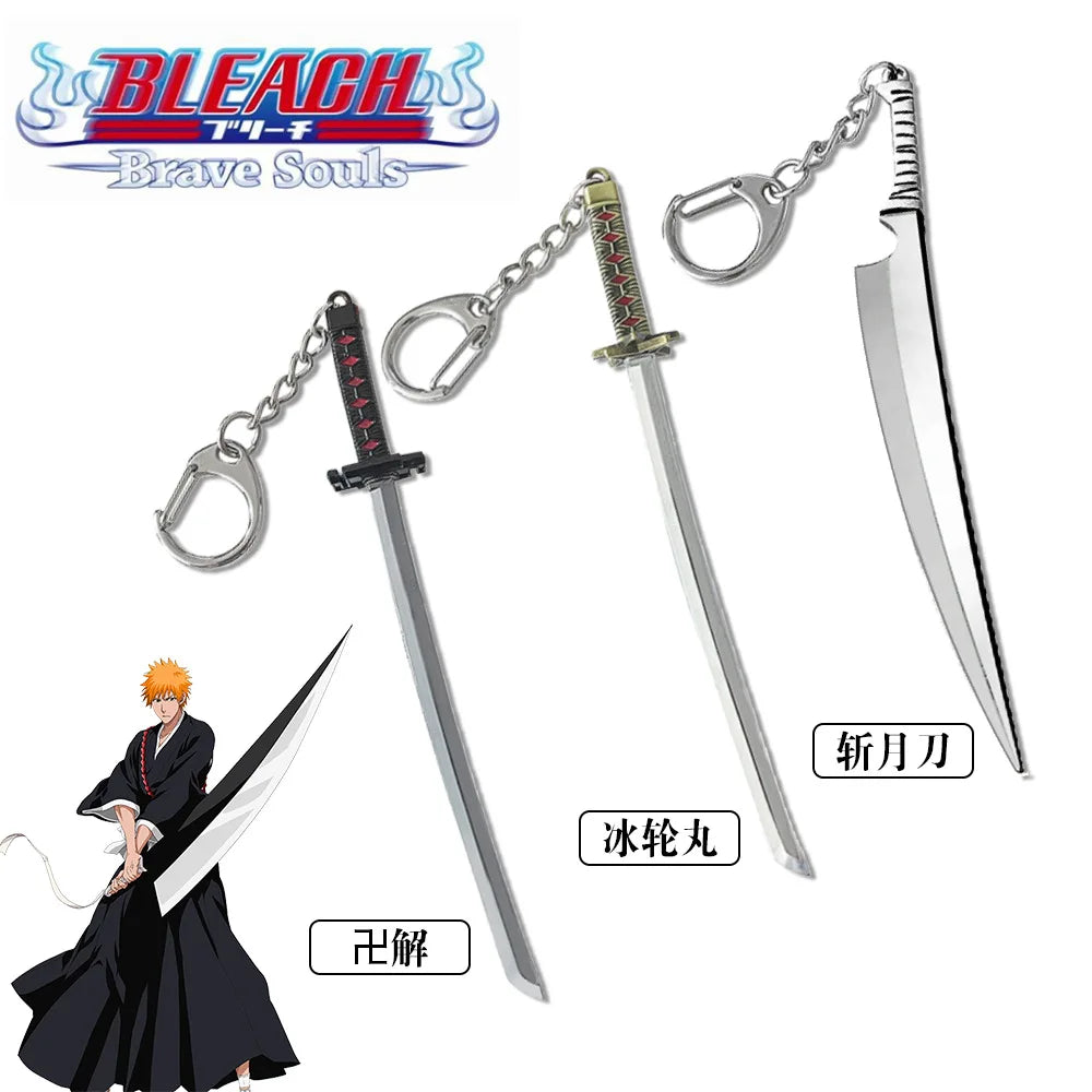 Bleach Sword Keychain Tensa Zangetsu Zanpakuto Weapon