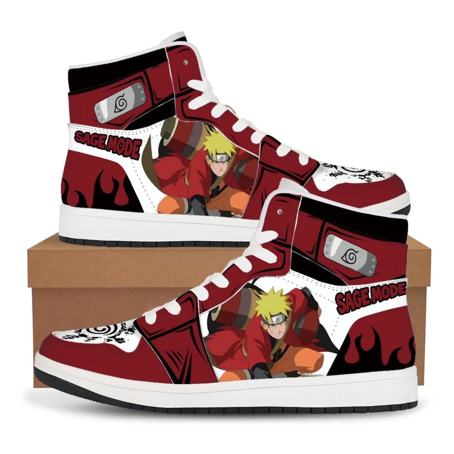 Naruto Anime Uchiha Itachi Akatsuki Sneakers Casual Shoes Basketball Shoes