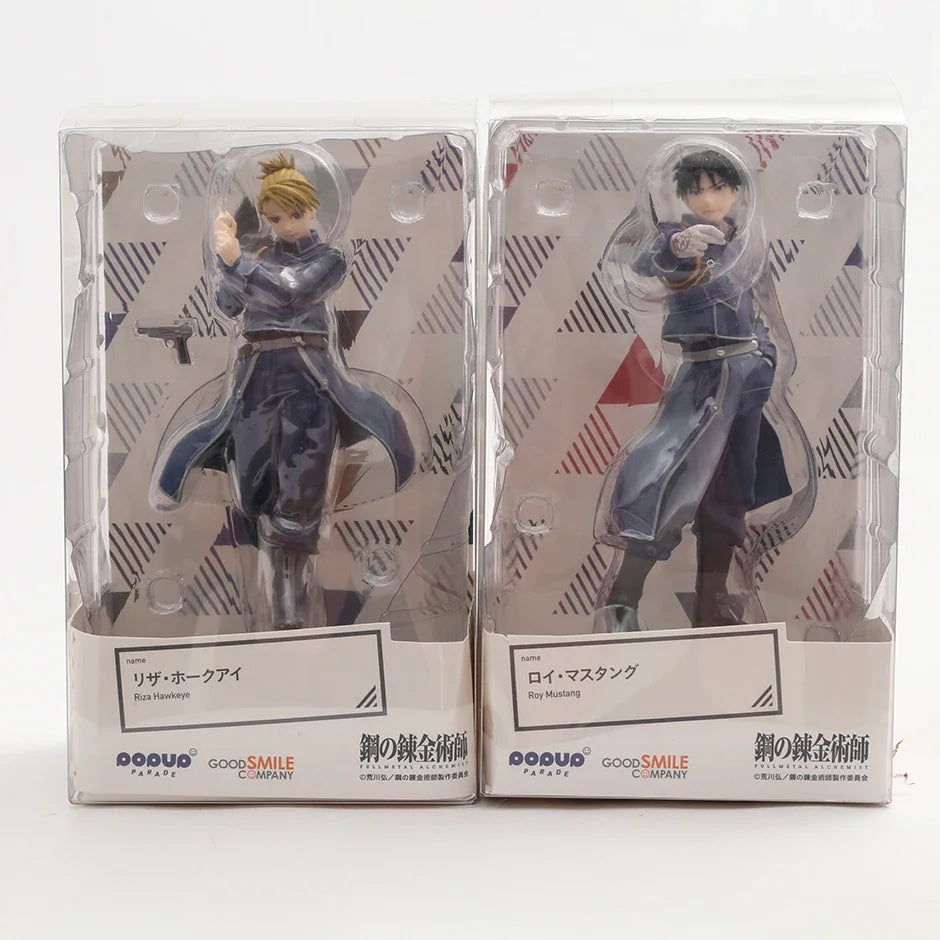 Fullmetal Alchemist Roy Mustang Riza Hawkeye Figure PVC Model