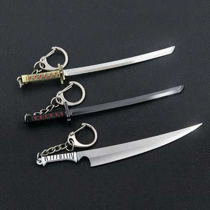 Bleach Sword Keychain Tensa Zangetsu Zanpakuto Weapon