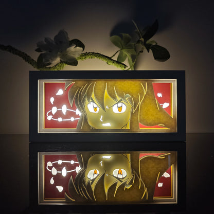 anime Atmosphere Night Light Paper Carving Light Paper-Cut Light