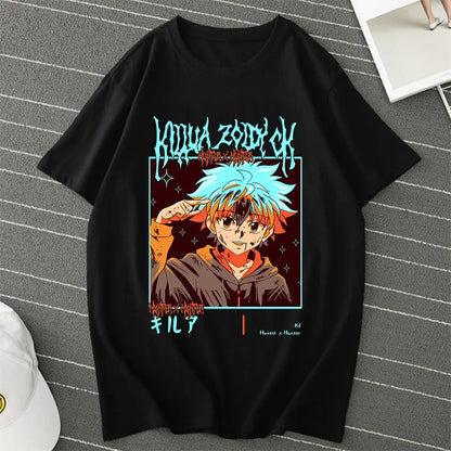 Anime Hunter X Hunter Killua Zoldyck T-shirt Men Women