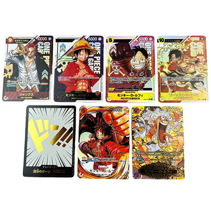 One Piece OPCG Prize Card bronzing Japanese English Oda Luffy Shanks Zoro law Reiju  Collection Cards