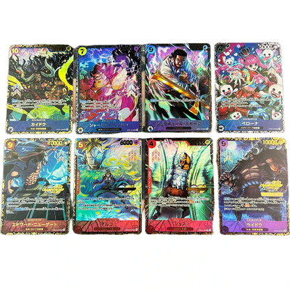 One Piece OPCG Prize Card bronzing Japanese English Oda Luffy Shanks Zoro law Reiju  Collection Cards