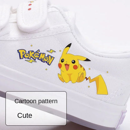 Pokemon Pikachu Children's Canvas Shoes Spring Autumn Boy's Sneakers