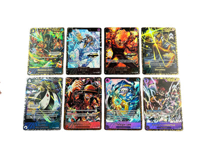 One Piece OPCG Prize Card bronzing Japanese English Oda Luffy Shanks Zoro law Reiju  Collection Cards