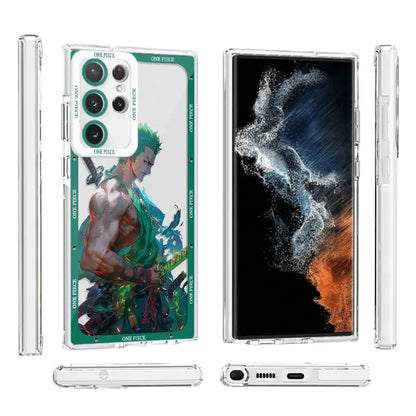 One Piece Zoro Phone Case for Samsung Galaxy S21 S22 Plus S10 Note 20 Ultra 10 S23 FE S24 Ultra Cover